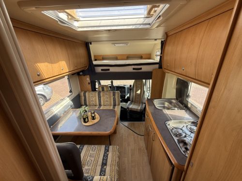 Hobby fiat ducato 2.8 dis timing belt replaced 4-07-24 at 102k km overcab bed bunk bed power steering awning bike rack solar panel Golds photo: 15