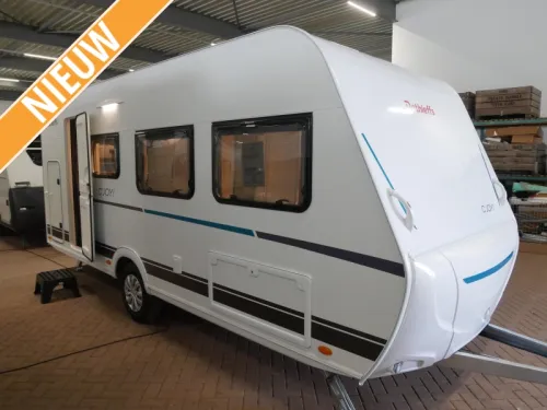 Dethleffs C'Joy 480 QLK mover and awning gift