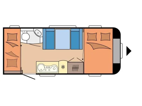 Hobby Excellent Edition 490 KMF Very complete caravan! photo: 18