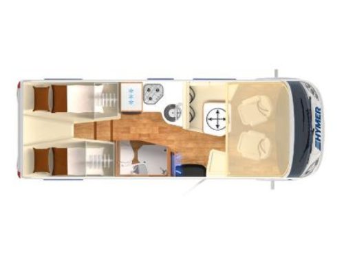 Hymer B-MC I 600 WITHOUT POP-TOP ROOF = STORAGE CUPBOARDS photo: 6