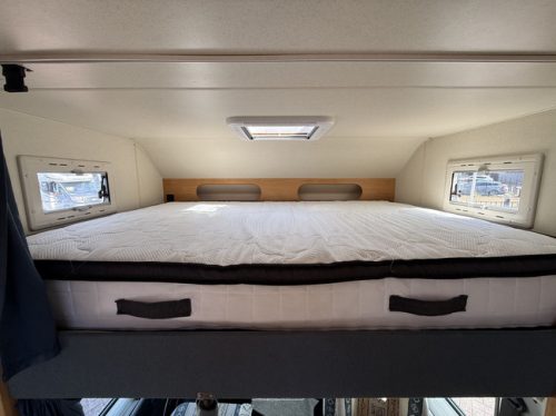 Hobby fiat ducato 2.8 dis timing belt replaced 4-07-24 at 102k km overcab bed bunk bed power steering awning bike rack solar panel Golds photo: 17