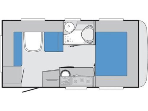 Knaus Sport Silver Selection 420 QD Transverse bed 210cm Mover photo: 14
