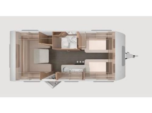 Knaus Sudwind Black Selection 500 EU Cama individual Calefacci&oacute;n por suelo radiante foto: 1