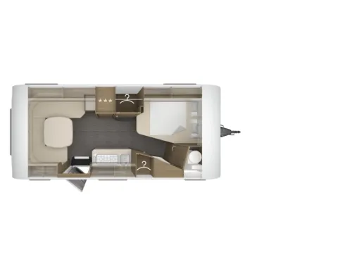 Tabbert Cazadora 490 TD round seating / French bed photo: 14