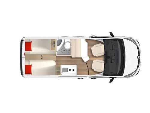 B&uuml;rstner Delfin C 621 - Single beds - Towing hitch  photo: 19