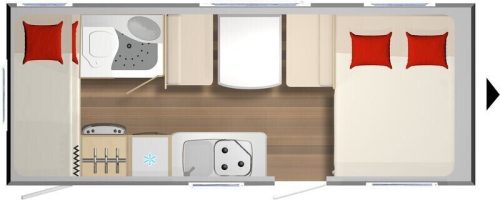 B&uuml;rstner Premio 495 TK bunk bed - 5 berths photo: 10