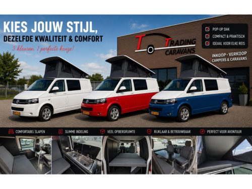Volkswagen T5 2 TDI 4 person pop-top 2014