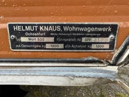 Knaus Wolf 535 with winter roof photo: 17