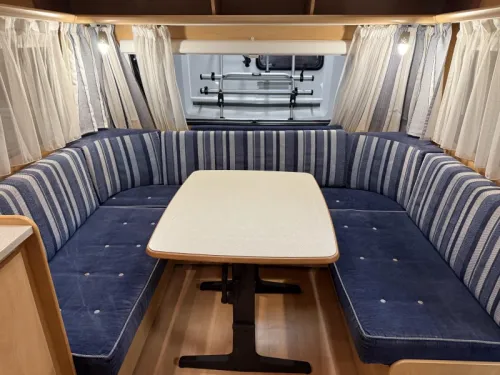 Dethleffs Camper 510 DB Franz&ouml;sisches Bett Rundsitz Markise Foto: 4