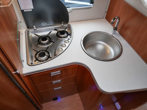 Laika Ecovip 409 Camas individuales, Cama abatible, Lujo Semi Integral Garaje XXL!! foto: 12