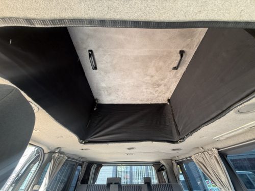 Ford TRANSIT-EUROLINE/NUGGET van conversion 7 seats in very neat condition air conditioning sofa bed pop-top roof towbar apk until 30-04-27 photo: 12