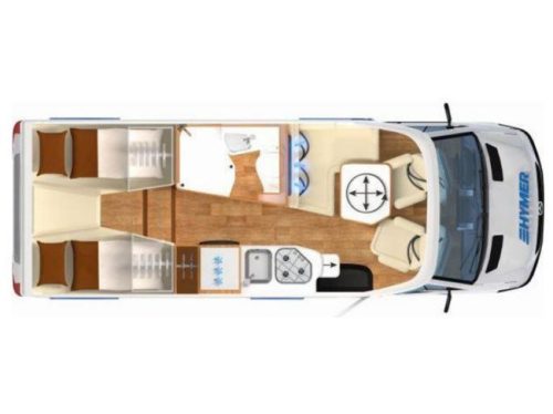 Hymer B-MC T 580 2 SINGLE BEDS-1ST OWNER photo: 22