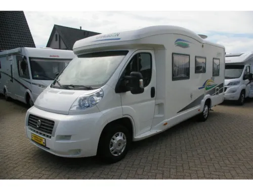 Chausson Allegro 93 Franz&ouml;sisches Bett, Top Aufteilung. Foto: 3
