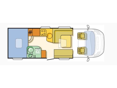 Adria Matrix M 680 SP 5 Gurtpl&auml;tze! Foto: 22