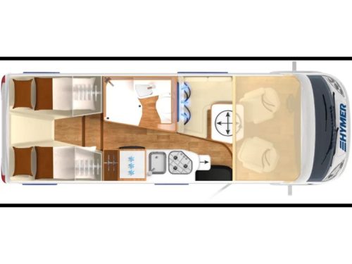 Hymer Exis-i 580 No Drop-down Bed - 1st owner photo: 6