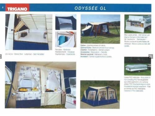 Trigano Odyssee GL. Groundsheet - Awning photo: 12