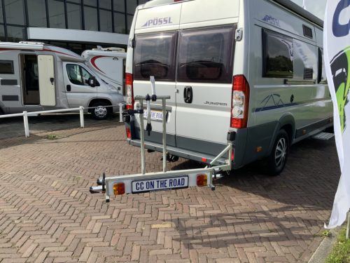 P&ouml;ssl  640  160 PK  Kastenwagen , Einzelbetten, Motor-Klimaanlage, Fahrradtr&auml;ger schwenkbar f&uuml;r zwei E-Bikes  , Bj.2010 Marum Camper centrum on the road foto: 39