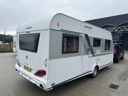 Knaus Sport 500 EU awning / bicycle carrier photo: 1