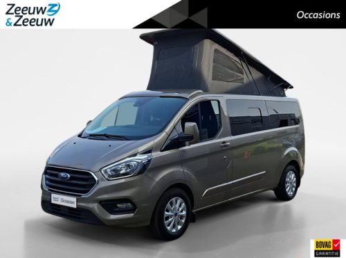 Ford Transit Custom Van conversion 170hp automatic | Kitchen with sink - refrigerator - gas stove | Sunshade | New timing belt | Cruise control | Tow bar | Extra storage space | Seat heating