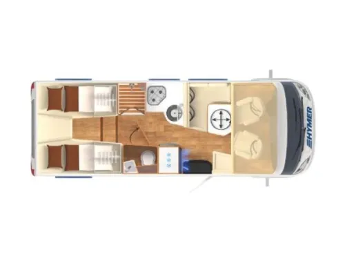 Hymer B-MC I 680 EINZELBETTEN + HUBBET Foto: 19
