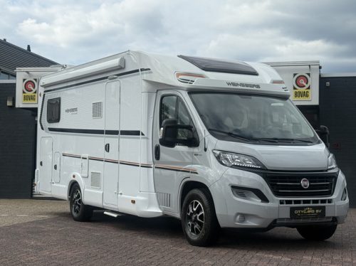 Weinsberg CaraSuite Edition IC-line 700 MEG 140 hp Euro 6 single beds+pop-up bed elktr dish tv garage bike rack awning flyscreen door camera