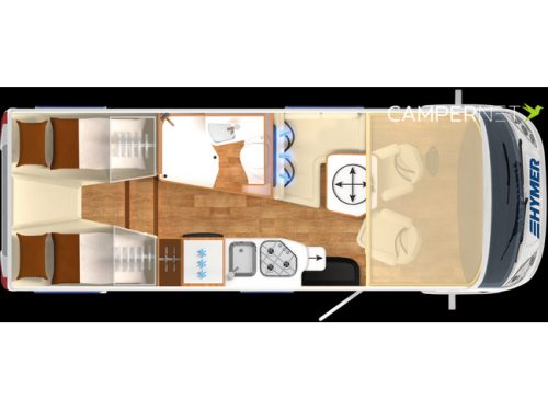 Hymer BMC-I 580 170hp Automatic | Facelift model | Single beds | Pop-top roof | LED headlights | Lithium | Diesel heating | Seat heating photo: 10