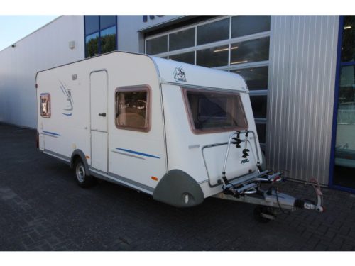 Knaus Azur 450 TF Mover, Awning, Bicycle rack photo: 2