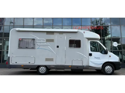 Hymer Tramp 655 Airco,Topindeling,Festbett Foto: 6