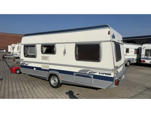 Fendt Saphir 470 TF French bed dinette toilet photo: 13