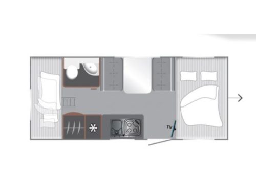 LMC Style Special 490 K - cama alta - mover foto: 15