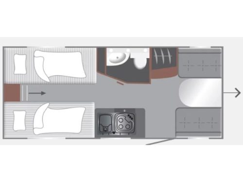 LMC Sassino 460 E Single beds photo: 14