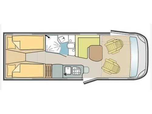 Hymer BMC-T 580 -2 SINGLE BEDS-AUTOMATIC  photo: 17