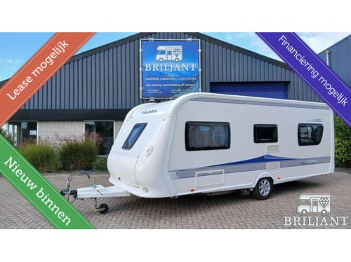Hobby 560 UFE Wohnwagen franz&ouml;sisches Bett/Rundsitzgruppe