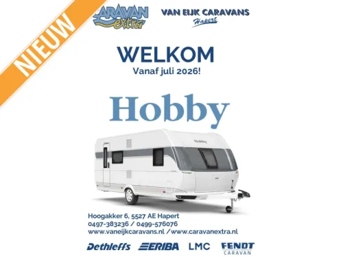 Hobby De Luxe 460 SFF NOW AT VAN EIJK CARAVANS!
