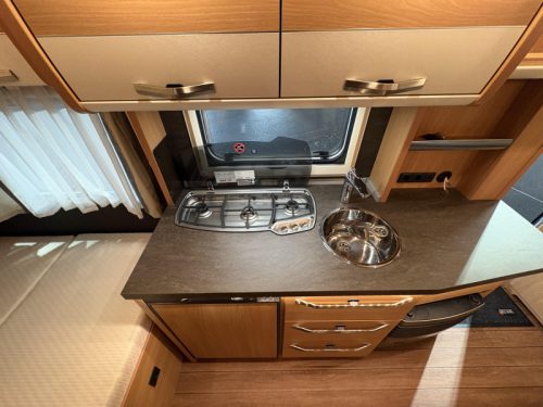 Knaus Sudwind Silver Selection 420 QD luifel - fietsdrager  foto: 20
