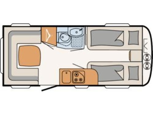Dethleffs Camper 470 ER +mover+awning+bike rack photo: 14
