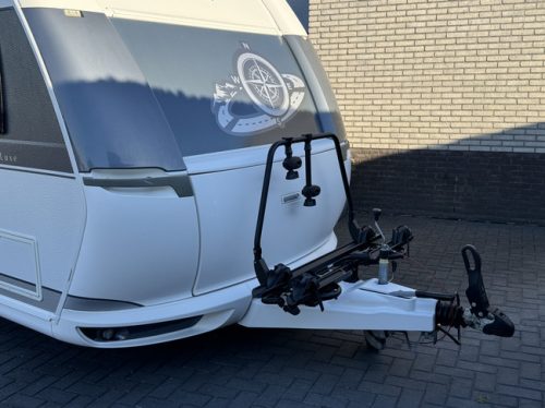 Hobby De Luxe 490 KMF mit STAPELBETT **6 Schlafpl&auml;tze/Rangierhilfe/1. Besitzer//Alufelgen schwarz/2x Solarpanel/Autark/Gepflegter Wohnwagen Foto: 5