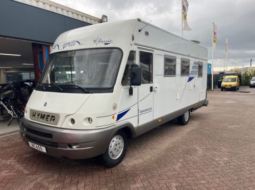 Hymer Bc 655 Cl. Dachklimaanlage Solaranlage Hubbett Fahrradtr&auml;ger 7 Personen 4 Schlafpl&auml;tze Wohnmobil Foto: 2