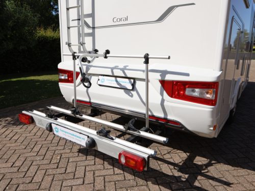 Adria Coral Axess 600 SL levelling system | bicycle carrier photo: 14