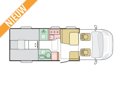 Adria Matrix Select 670 SL 5 Gurtpl&auml;tze