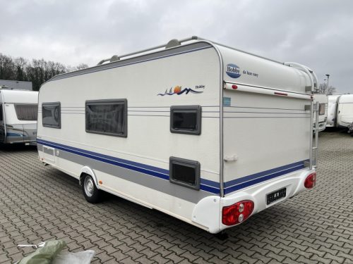 Hobby De luxe Easy 560 KMFE Etagenbett Sitzgruppe Franz&ouml;sisches Bett Foto: 13