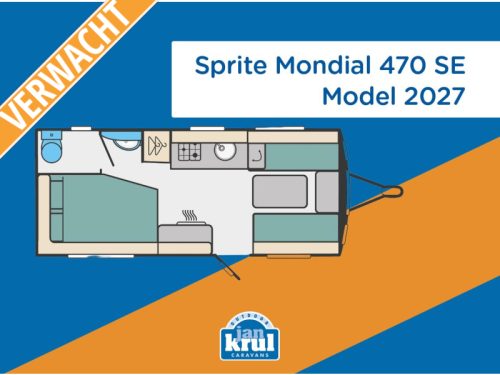Sprite Mondial 470 SE French bed