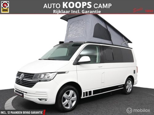 Volkswagen Transporter 6.1 Buscamper 2.0TDI 150Pk Aut/ DSG-7 New California-look conversion | 4-person | Pop-top roof | NEW CONDITION