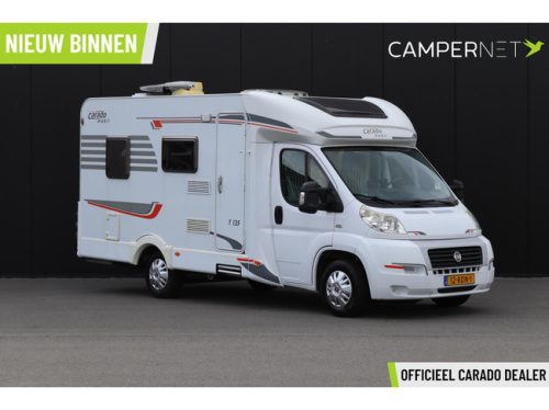 Carado T 135 130pk 2.3 Multijet | Franz&ouml;sisches Bett | Wechselrichter | Solarmodul | R&uuml;ckfahrkamera | Fahrradtr&auml;ger | LED TV |
