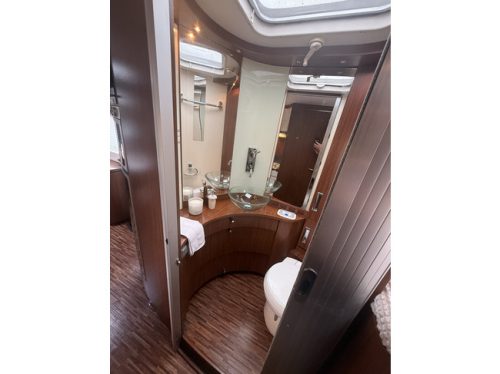 Hymer S 790 150 hp very luxurious version French bed + pull-down bed xxl fridge oven awning leather air conditioning camera tv electric dish tv large garage photo: 18