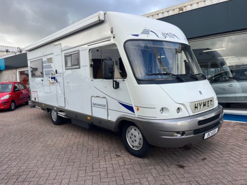 Hymer Bc 655 Cl. Dachklimaanlage Solaranlage Hubbett Fahrradtr&auml;ger 7 Personen 4 Schlafpl&auml;tze Wohnmobil Foto: 1