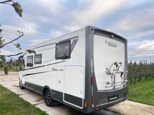 Mobilvetta K-SILVER I-59 Euro 6 Queensbed + Pop-top roof, Air conditioning, TV, Bike rack photo: 7