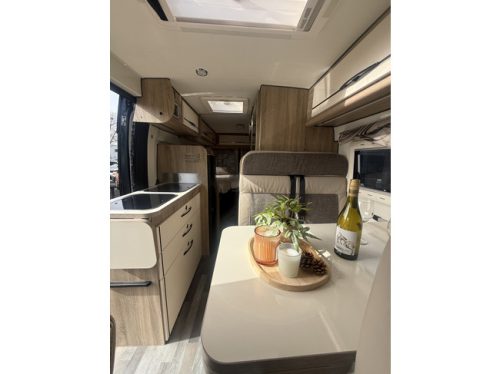 Karmann dexter 625 automatic 150 hp camper van length beds air conditioning leather awning tow bar alloy wheels 16 inch remis pleated photo: 22