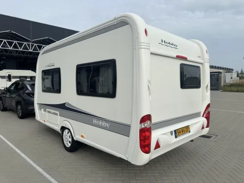 Hobby De Luxe 400 SFE Rangierhilfe - Vorzelt - Markise Foto: 1