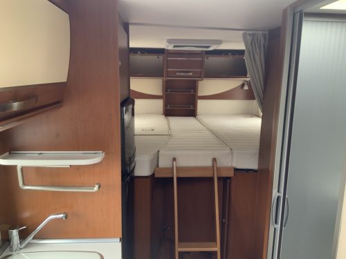 Hymer Exsis-I 674 EX 2.3 MultiJet 160 HP, A-class, Motor-airco, 2 Single beds, Pop-top roof bed, Garage, Towing hitch, etc, etc. Camper centrum on the road photo: 10